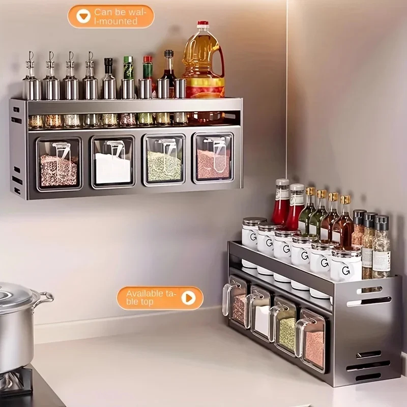 Home Wall Mounted Stainless St - Spice Jar Labels ulasan dan harga