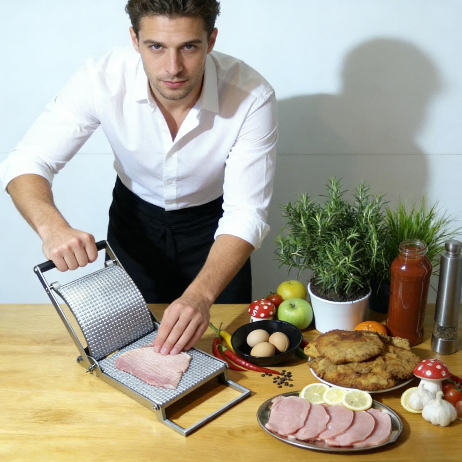 Meat Tenderizer Stainless Stee - Meal Prep With Chicken ulasan dan harga