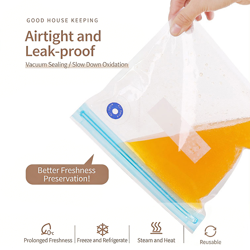 1PC Reusable Vacuum Sealer Bag - Meal Prep Ziplock ulasan dan harga