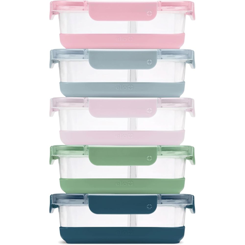 Refresh 3.4 Cup Divided Meal P - Meal Prep Glass Containers ulasan dan harga