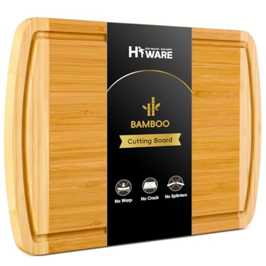 Large Wooden Cutting Board for - Meal Prep Cutting ulasan dan harga