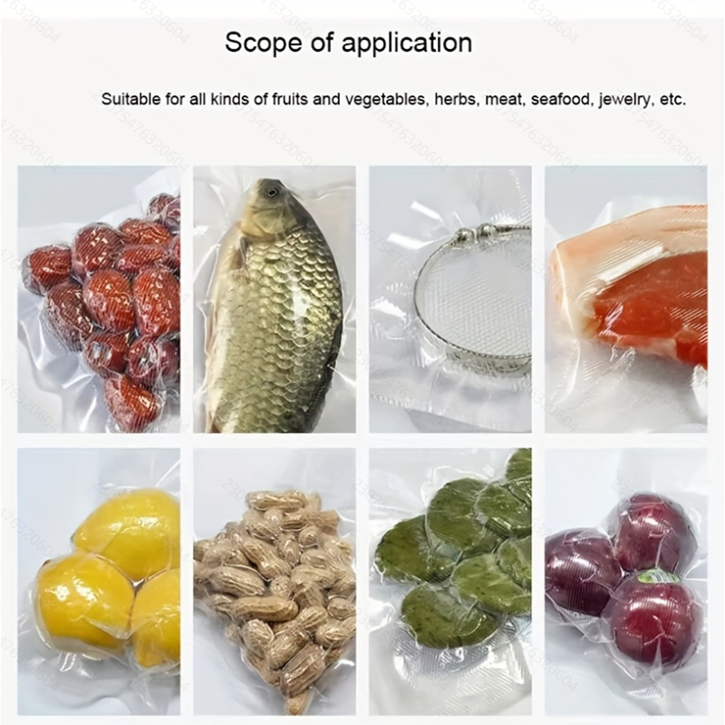 4pcs Vacuum Sealer Bags: 4 rol - Meal Prep Xl ulasan dan harga