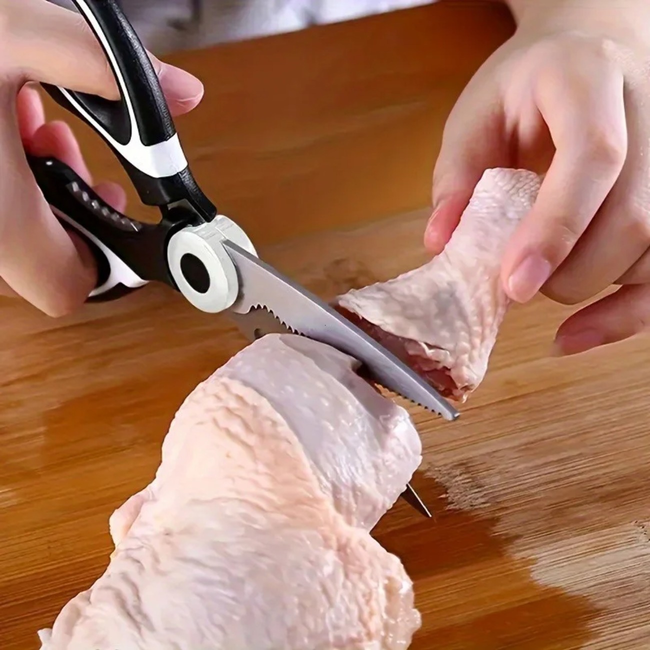 Multi-Purpose Kitchen Shears w - Meal Prep Cutting ulasan dan harga