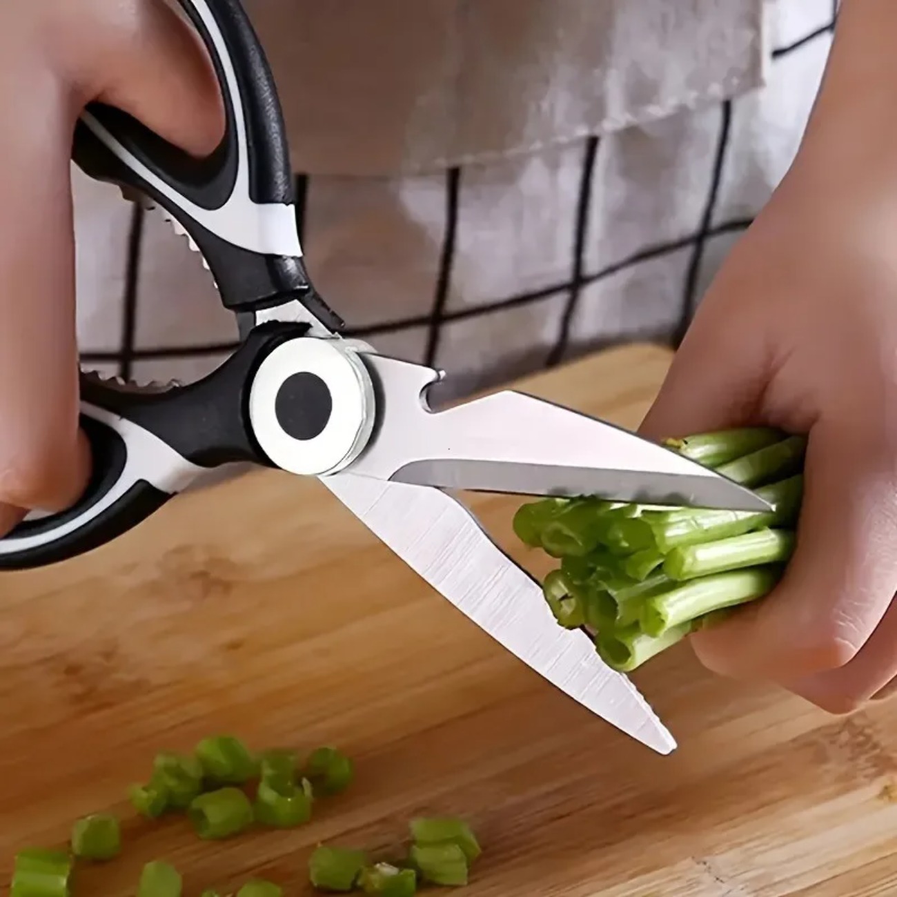 Multi-Purpose Kitchen Shears w - Meal Prep Cutting ulasan dan harga