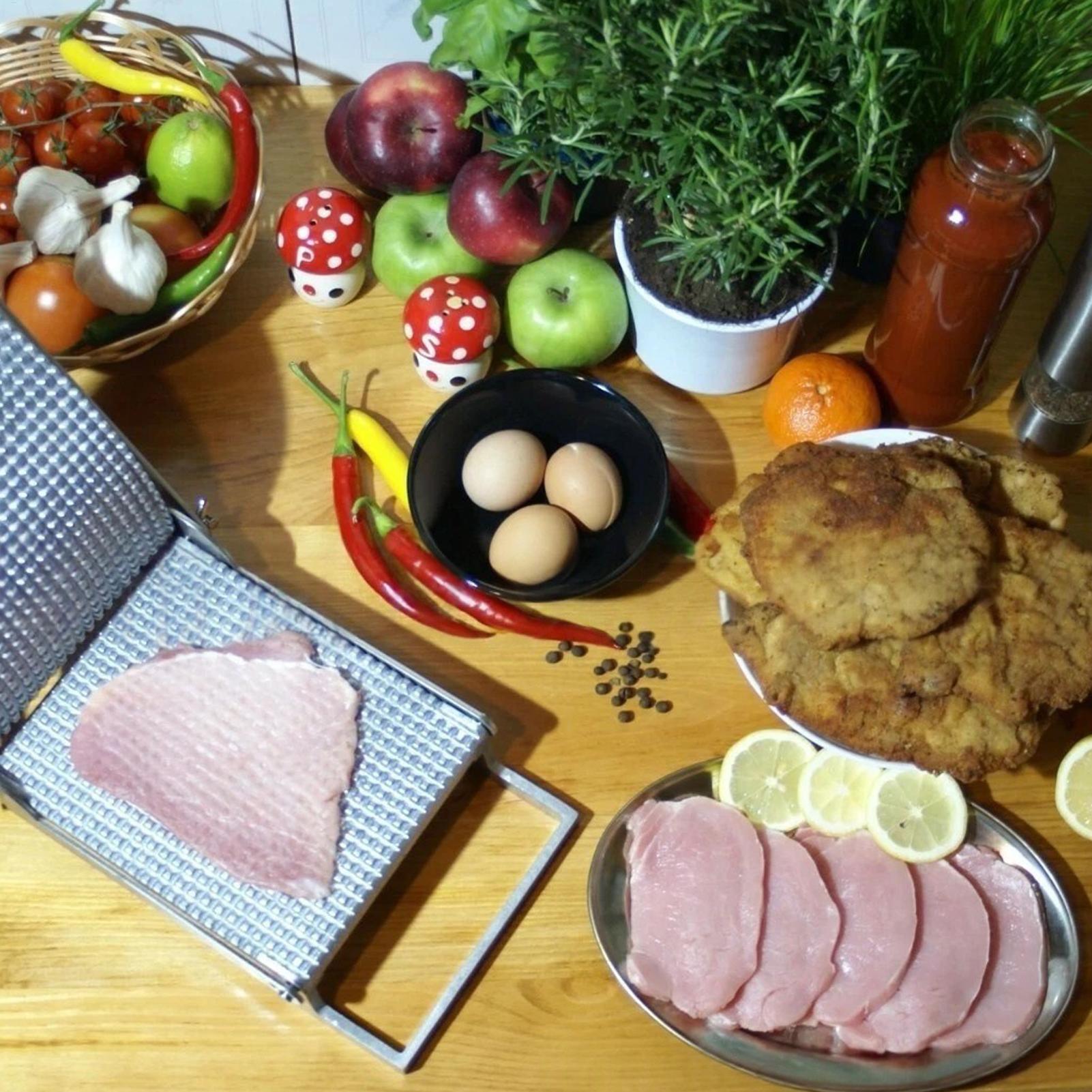Meat Tenderizer Stainless Stee - Meal Prep With Chicken ulasan dan harga