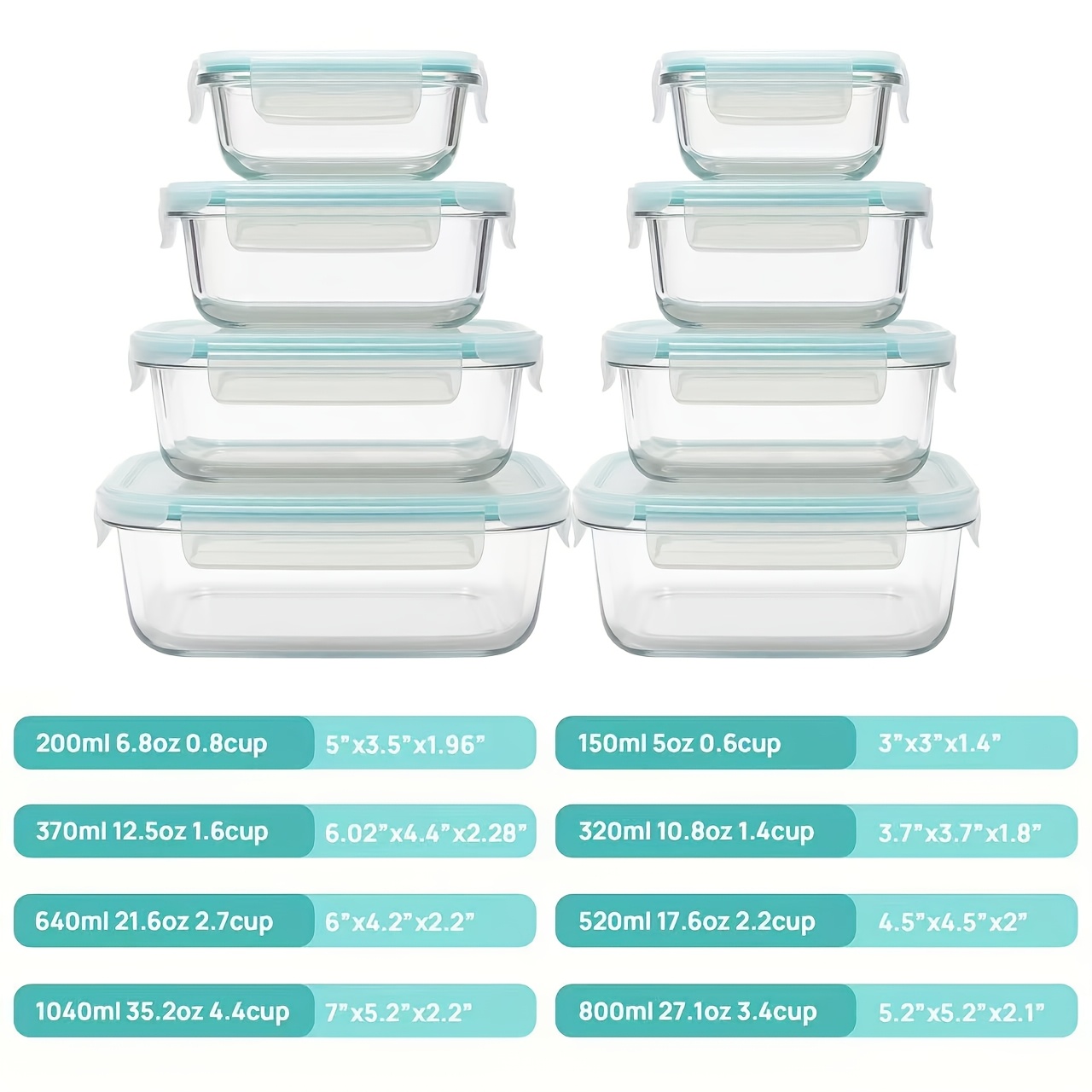 Premium Glass Food Storage Con - Meal Prep Glass Containers ulasan dan harga