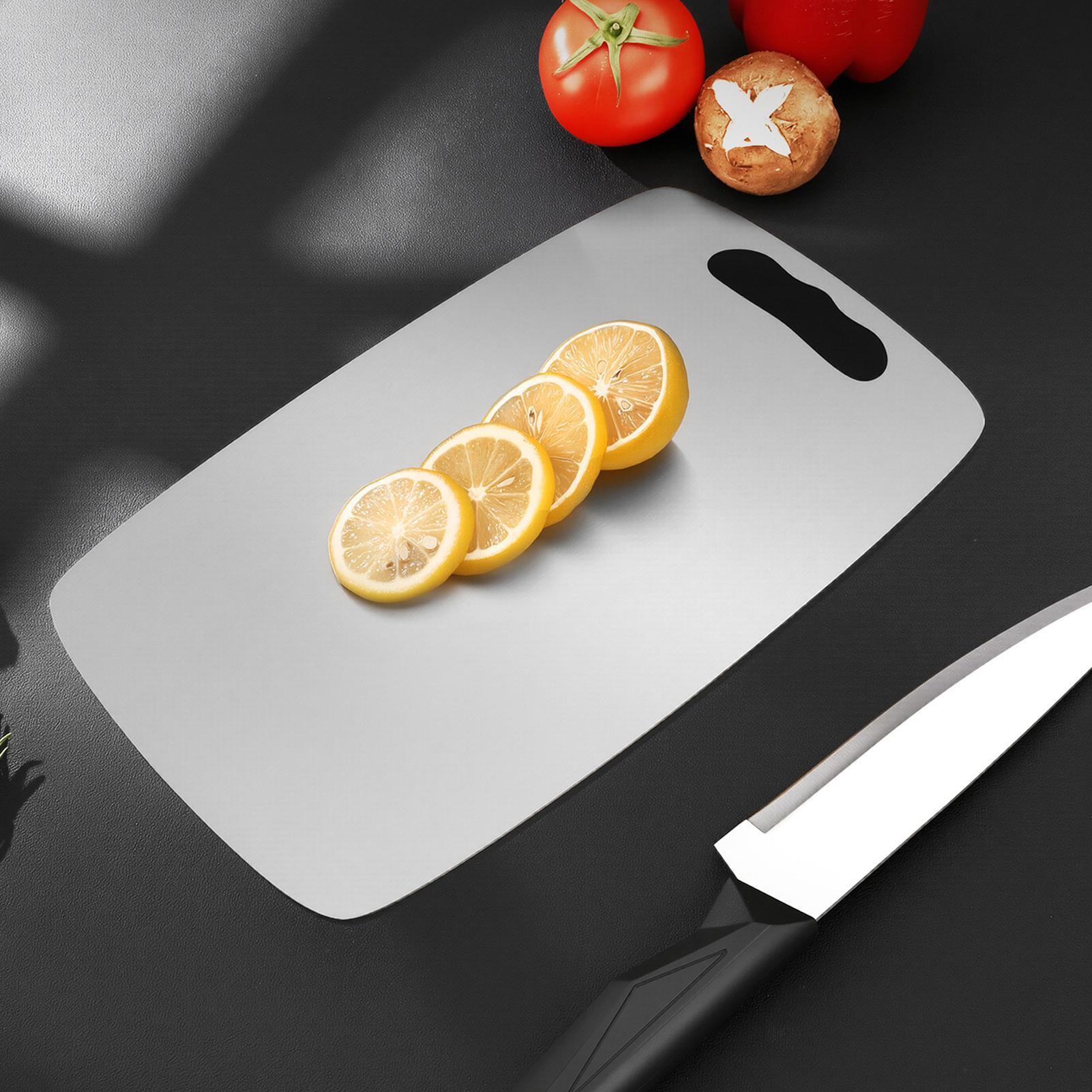 Metal Cutting Board Stainless  - Meal Prep With Chicken ulasan dan harga