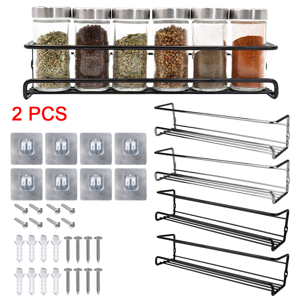 Kitchen Organizer 2 Pcs Metal  - Spice Jar Labels ulasan dan harga