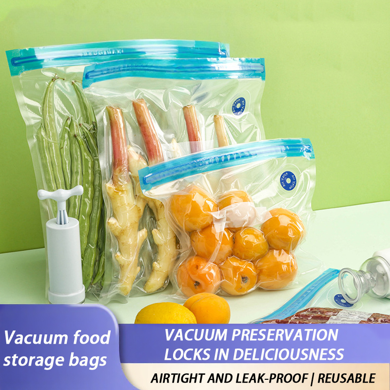 Reusable Vacuum Sealer Bags Wi - Meal Prep Ziplock ulasan dan harga
