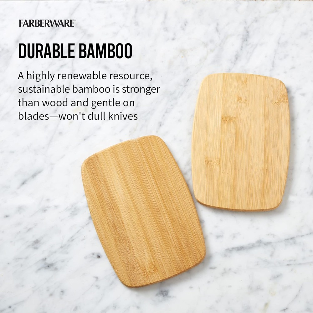 4-Piece Bamboo Cutting Board S - Meal Prep Cutting ulasan dan harga