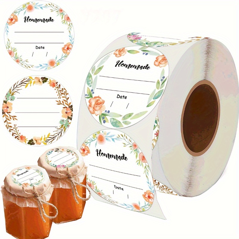 Watercolor Floral Canning Labe - Spice Jar Labels ulasan dan harga