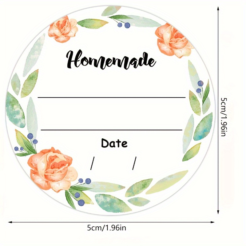 Watercolor Floral Canning Labe - Spice Jar Labels ulasan dan harga