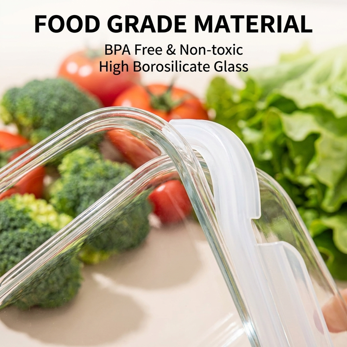 Premium White Glass Food Conta - Meal Prep Glass Containers ulasan dan harga