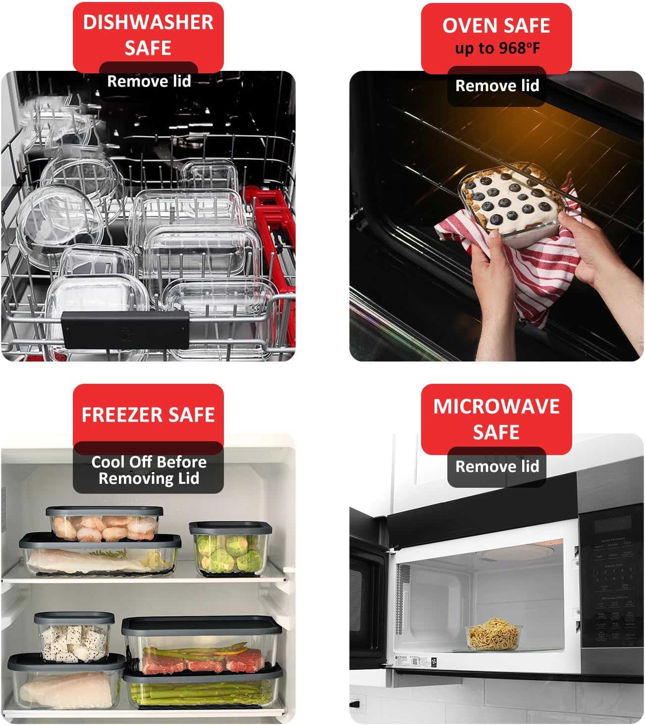 7 Pack Glass Meal Prep Contain - Meal Prep Glass Containers ulasan dan harga