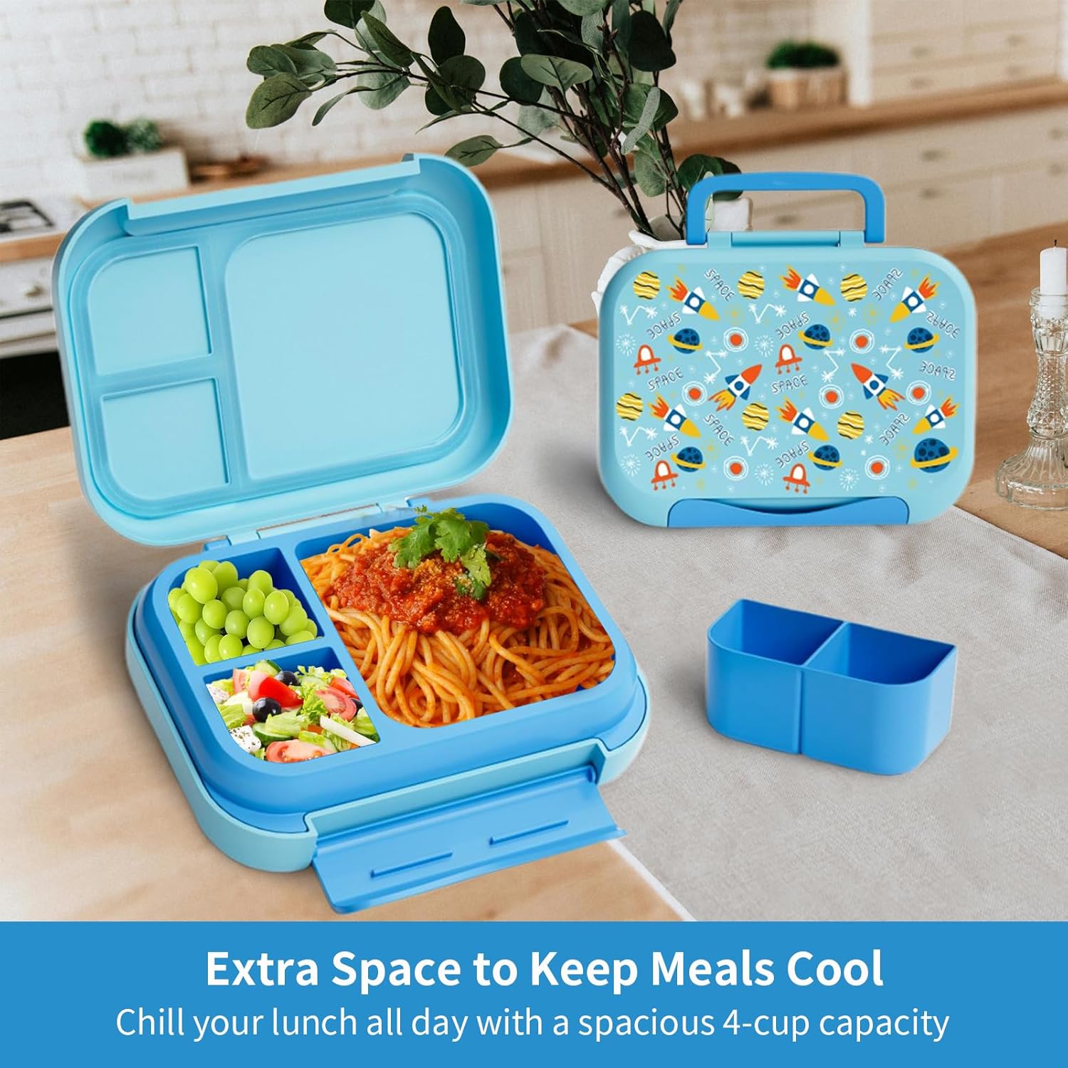 Prints Leak-Proof XL Lunch Box - Meal Prep Xl ulasan dan harga