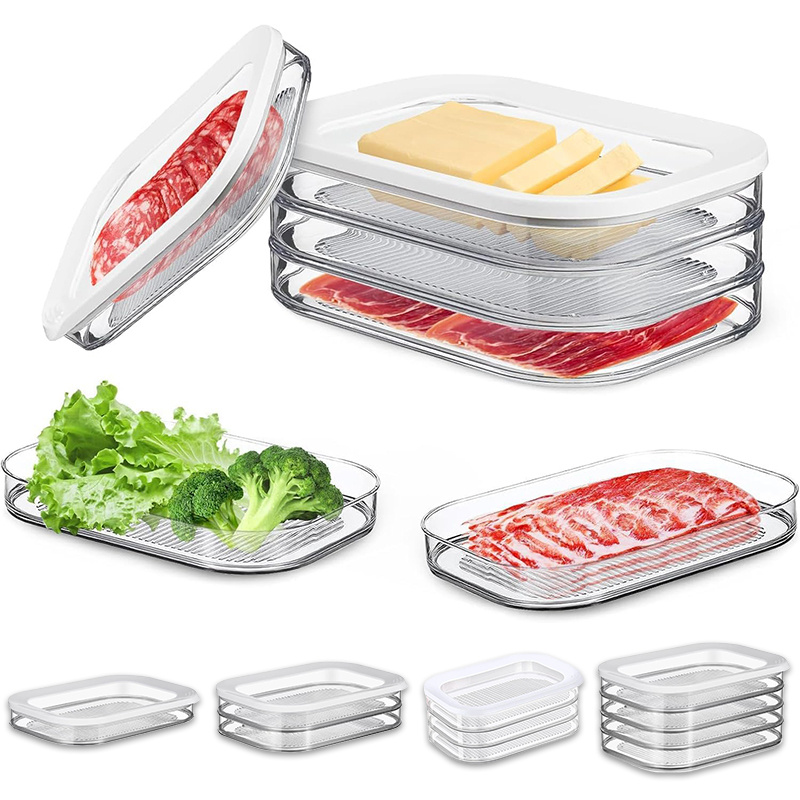 Meat Container for Fridge, Sta - Meal Prep Cutting ulasan dan harga