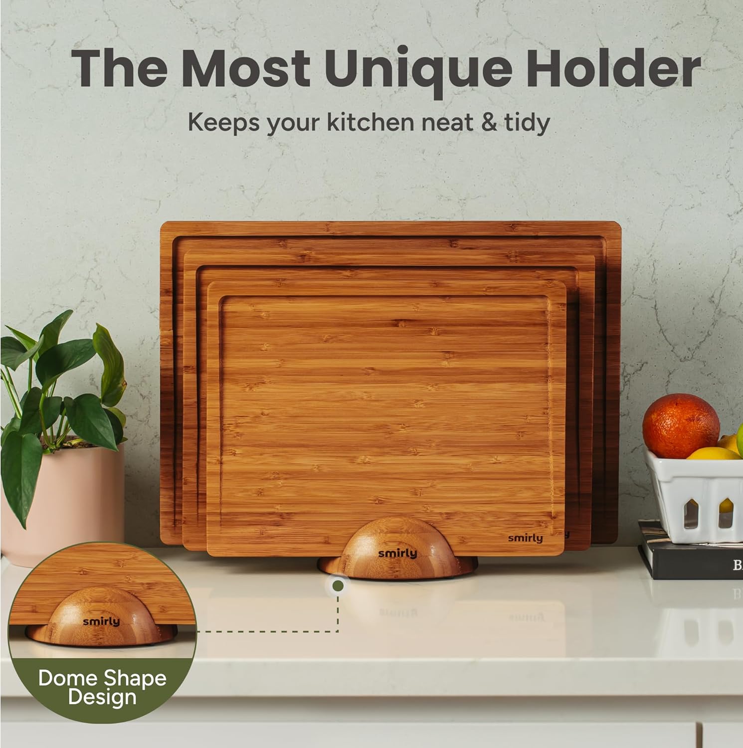 Bamboo Cutting Board Set of 3  - Meal Prep Cutting ulasan dan harga
