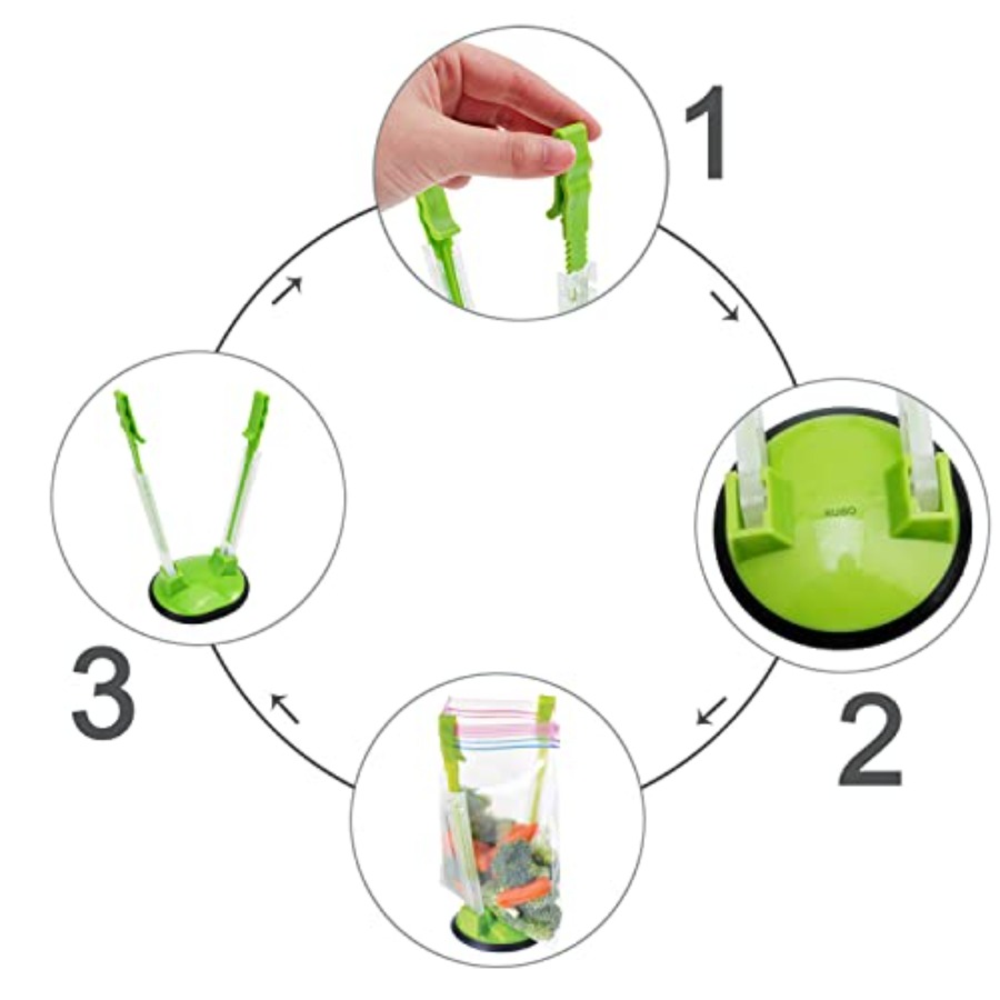 Baggy Rack Holder For Food Pre - Meal Prep Ziplock ulasan dan harga