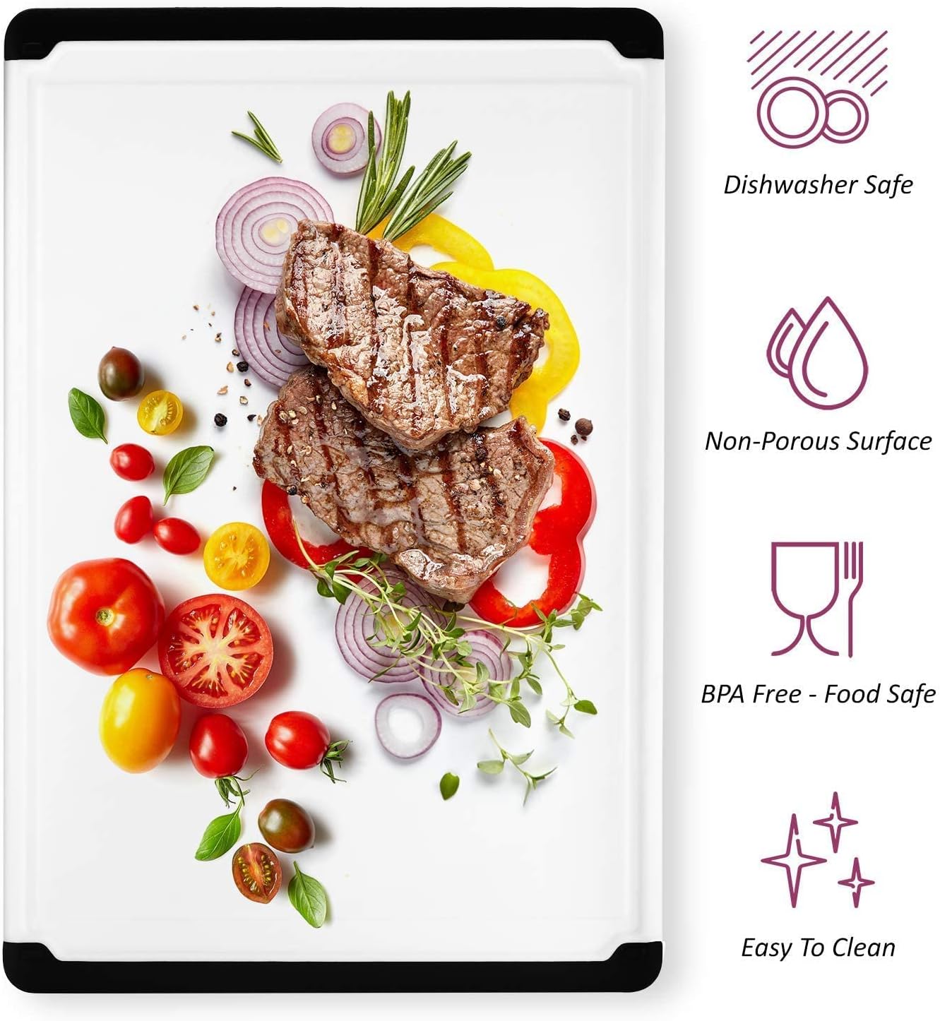 Extra Large Plastic Cutting Bo - Meal Prep Cutting ulasan dan harga