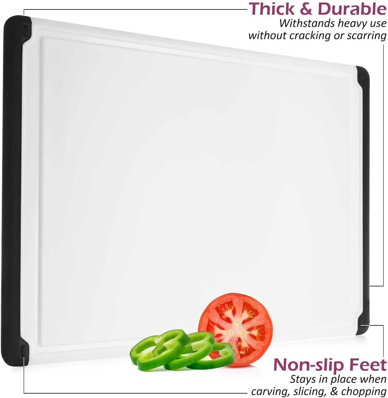 Extra Large Plastic Cutting Bo - Meal Prep Cutting ulasan dan harga