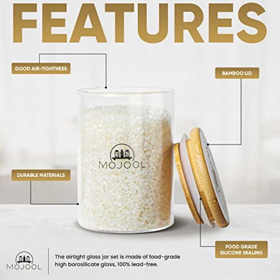 4/12 Pieces Glass Spice Jars w - Spice Jar Labels ulasan dan harga