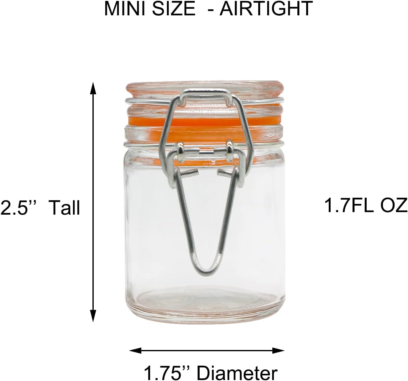 1.7 oz Mini Glass Spice Jars w - Spice Jar Labels ulasan dan harga